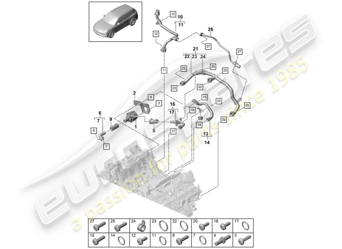 part diagram containing part number pab121071a