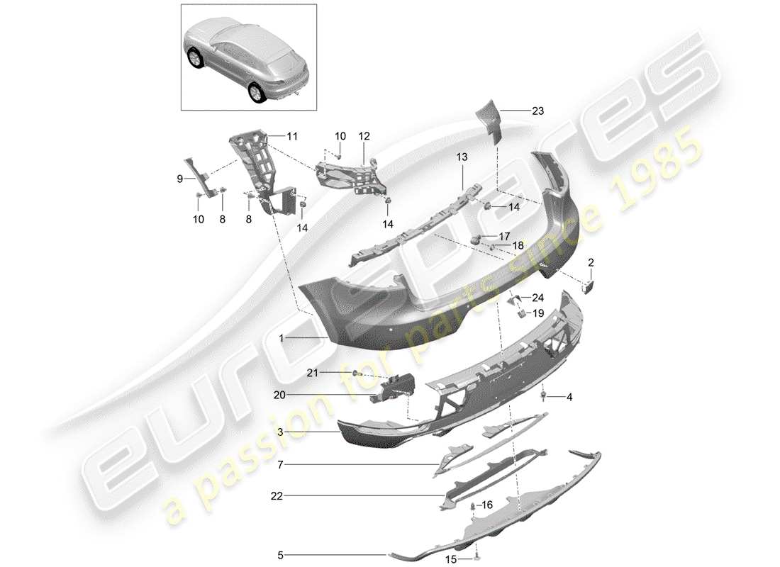 part diagram containing part number 95b807834f