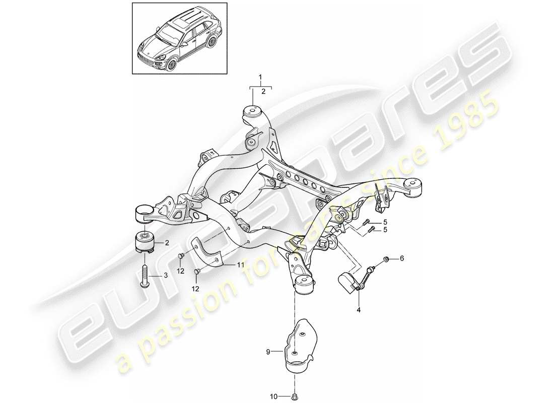 part diagram containing part number 95833107700