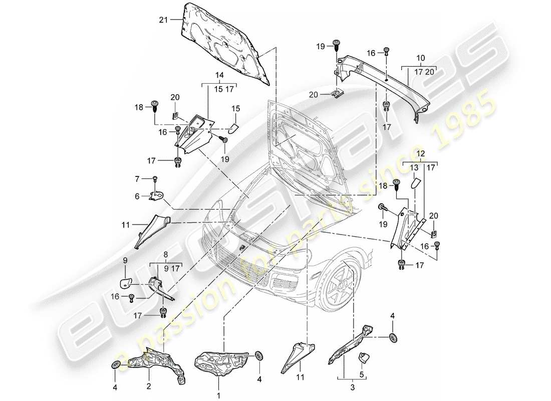 part diagram containing part number 95550431100