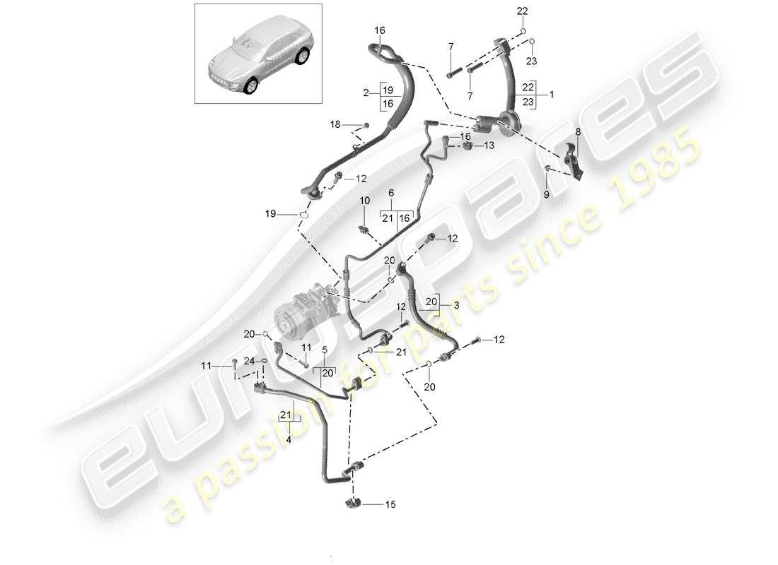 part diagram containing part number 95b260701e