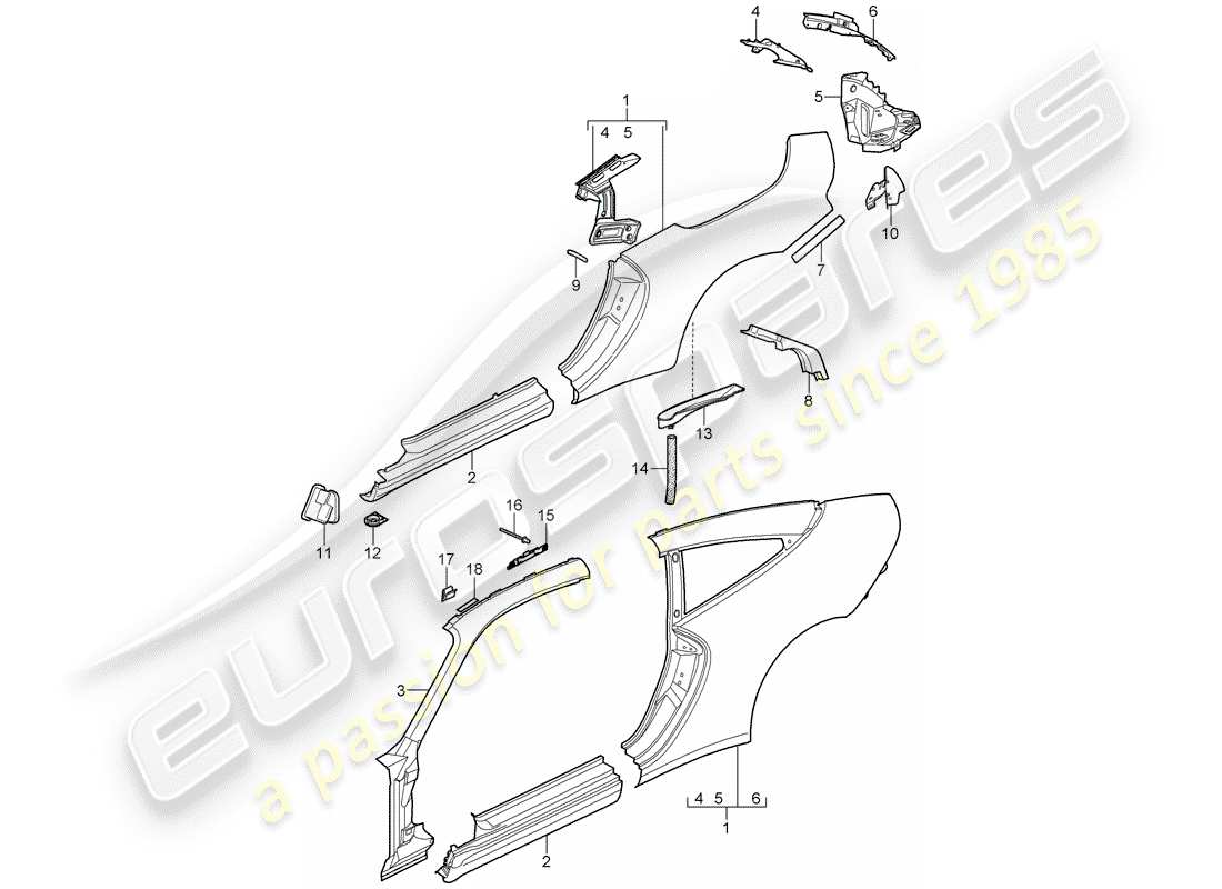 part diagram containing part number 99750396201