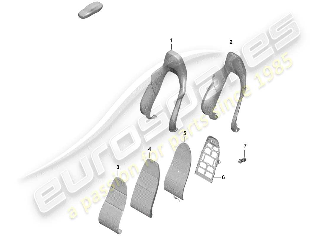 a part diagram from the porsche boxster parts catalogue