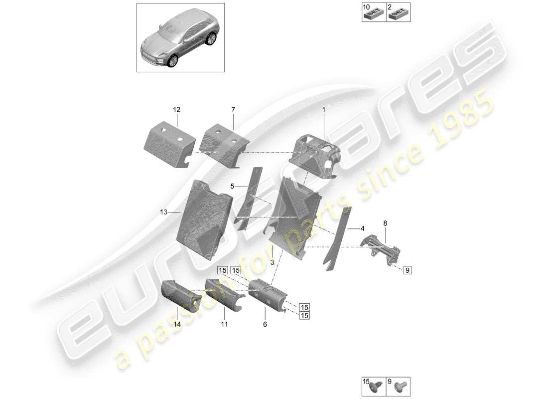 part diagram containing part number 95b885853a