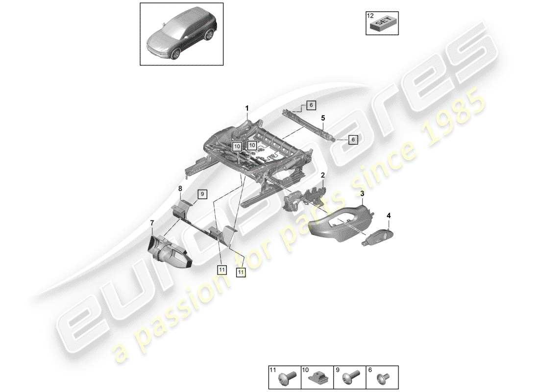 part diagram containing part number 95888110600