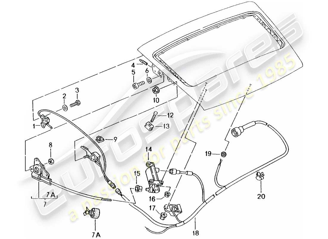 part diagram containing part number 96461332300