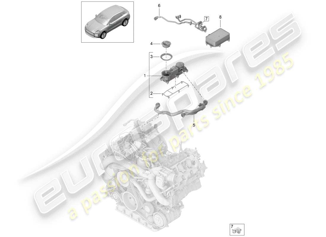 part diagram containing part number pac103210g