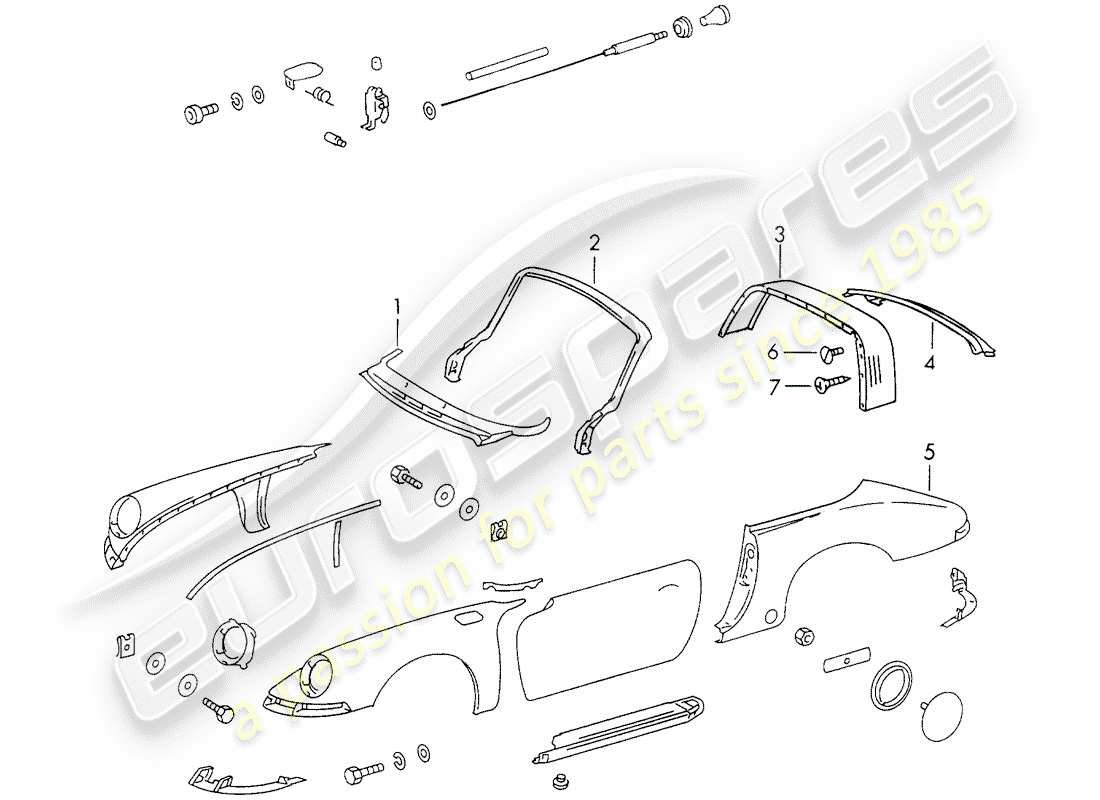 part diagram containing part number 90156501145