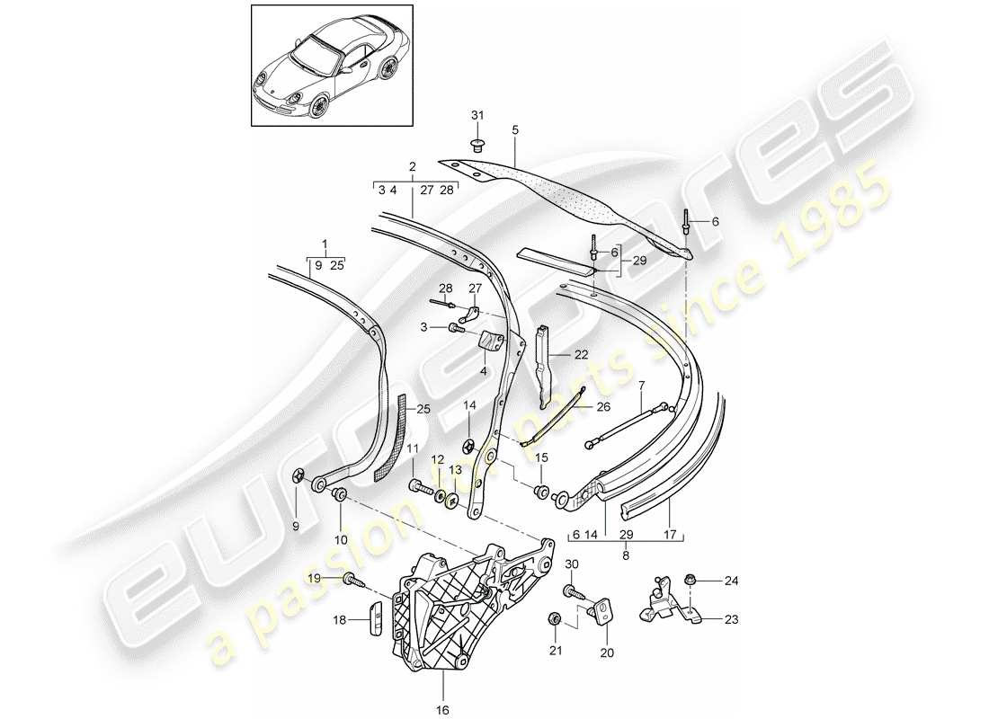 part diagram containing part number 99756157900