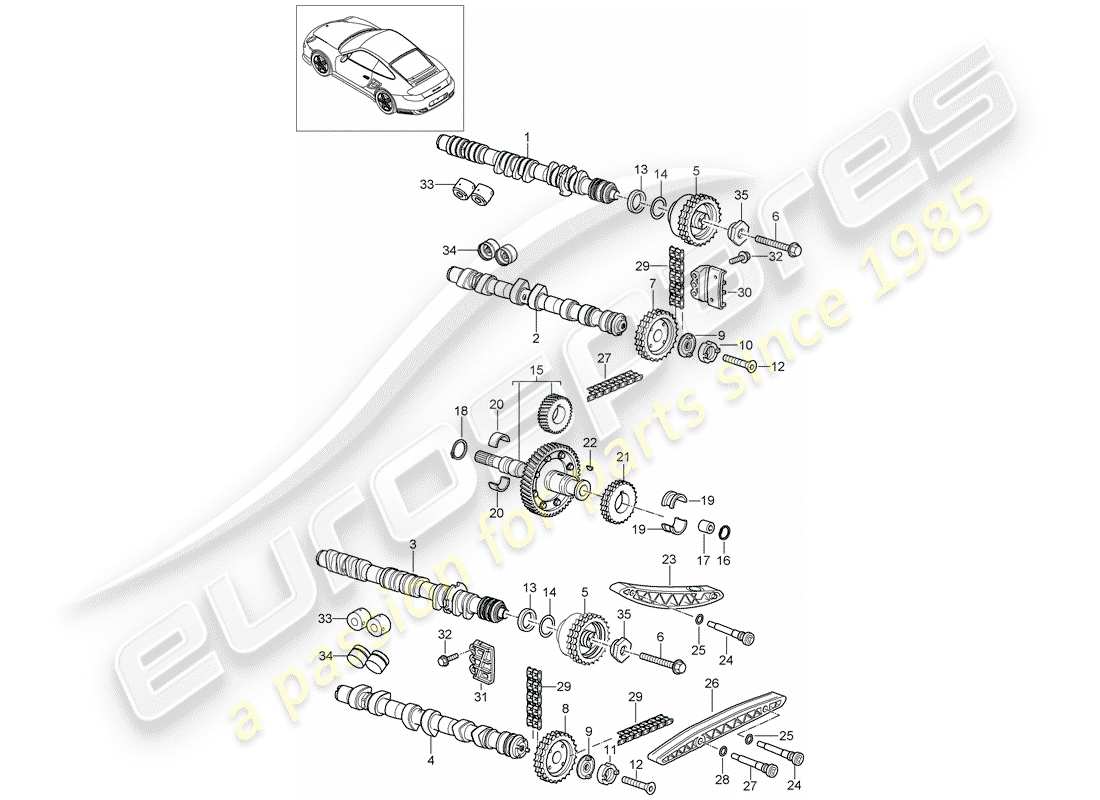 part diagram containing part number 99610525525