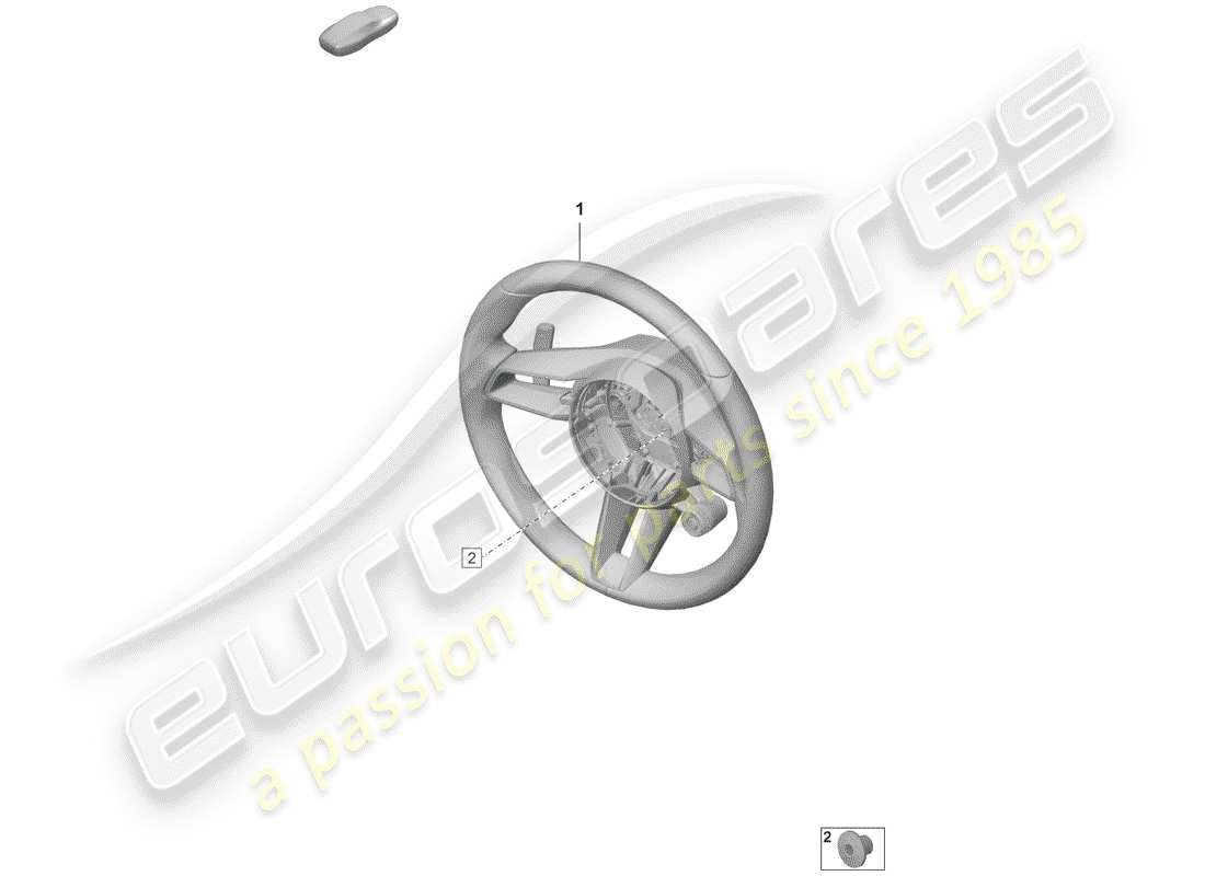 a part diagram from the porsche 992 parts catalogue