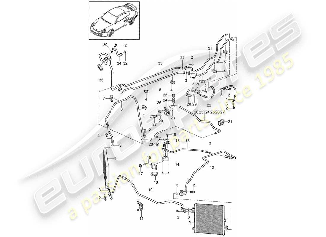 part diagram containing part number 99757309505