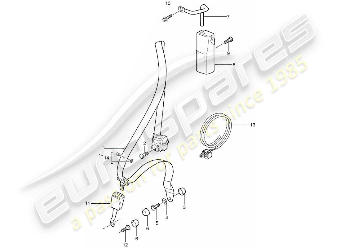 part diagram containing part number 99780318304