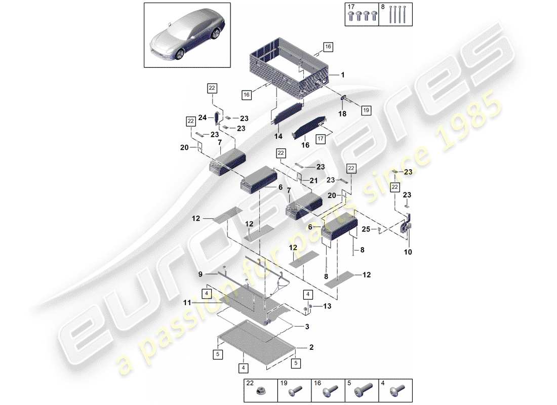 part diagram containing part number pab915629