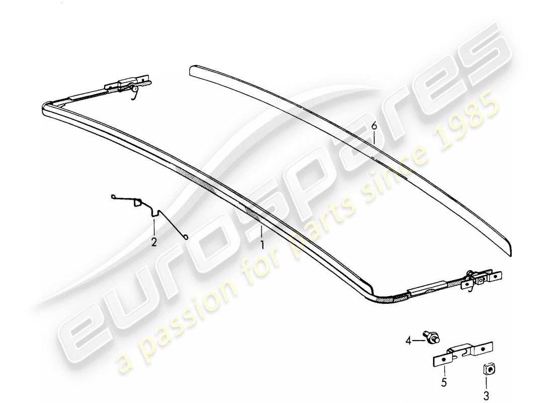 a part diagram from the porsche 356b/356c parts catalogue