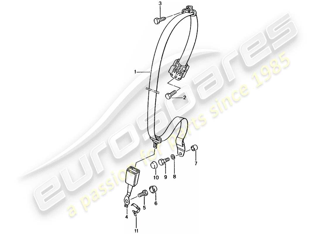 a part diagram from the porsche 996 parts catalogue