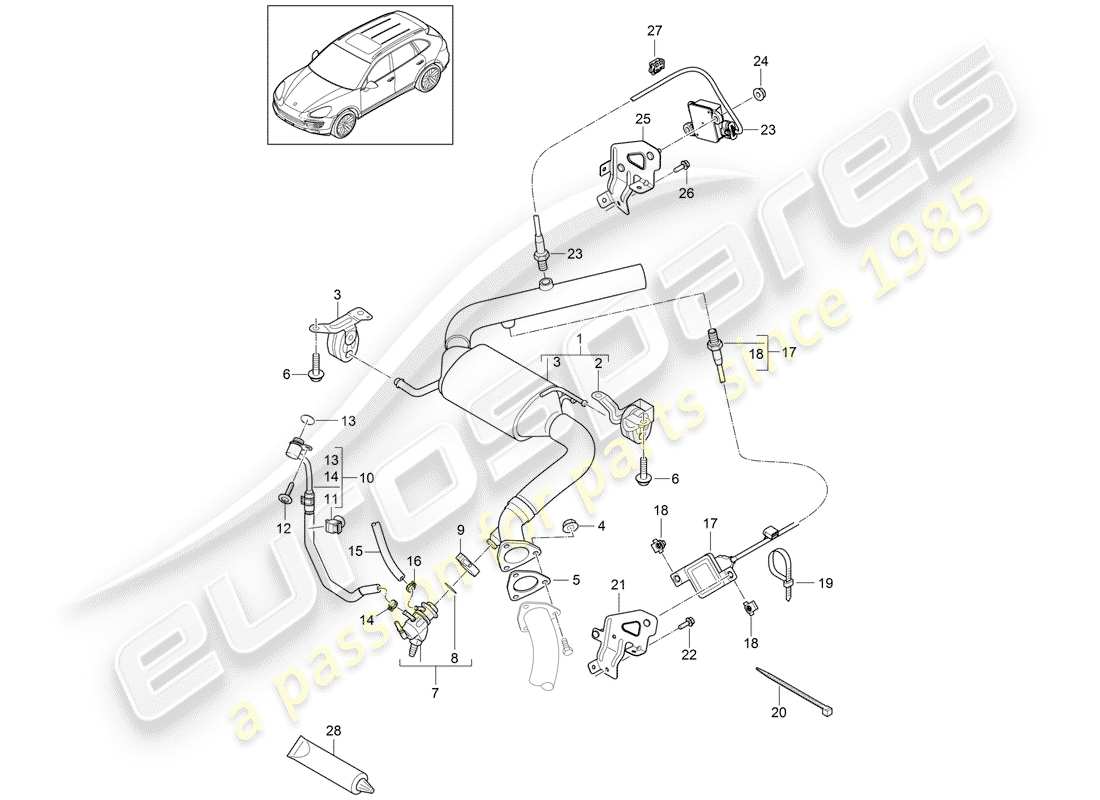 part diagram containing part number 95860680713