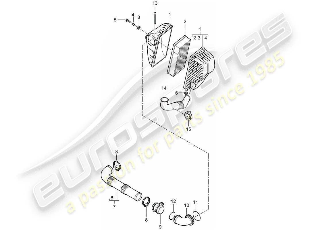 part diagram containing part number 95511022300