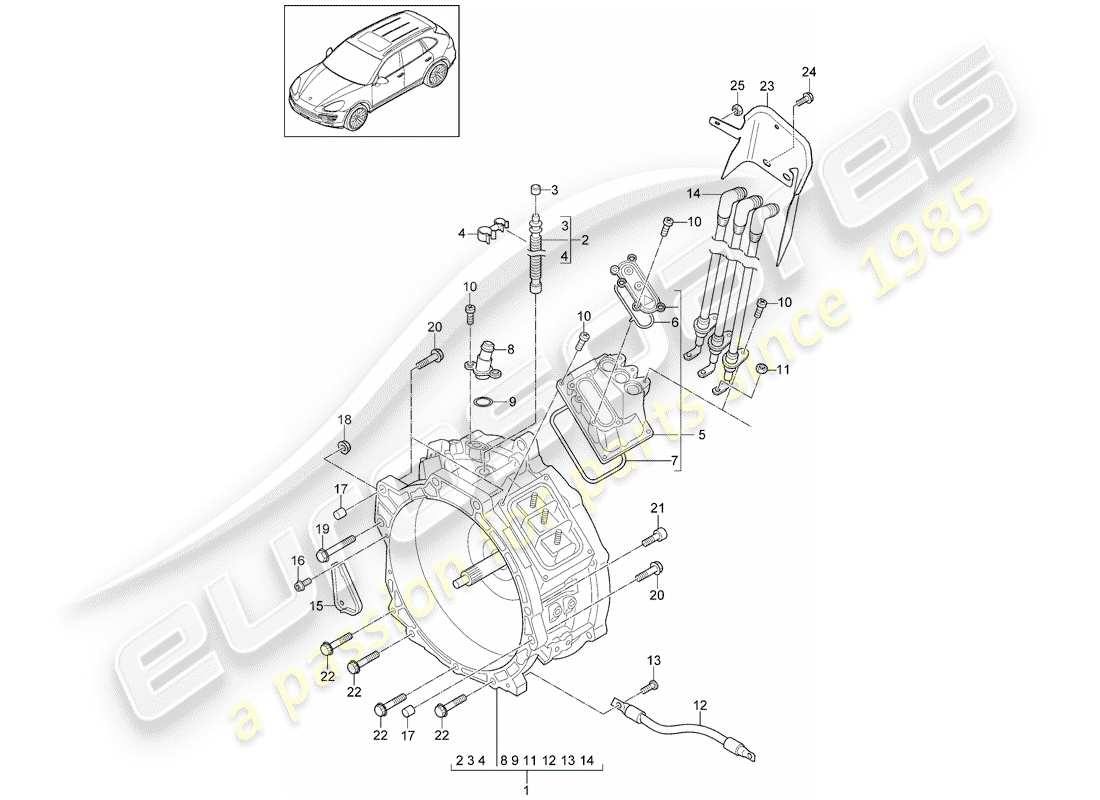 part diagram containing part number n 91095501