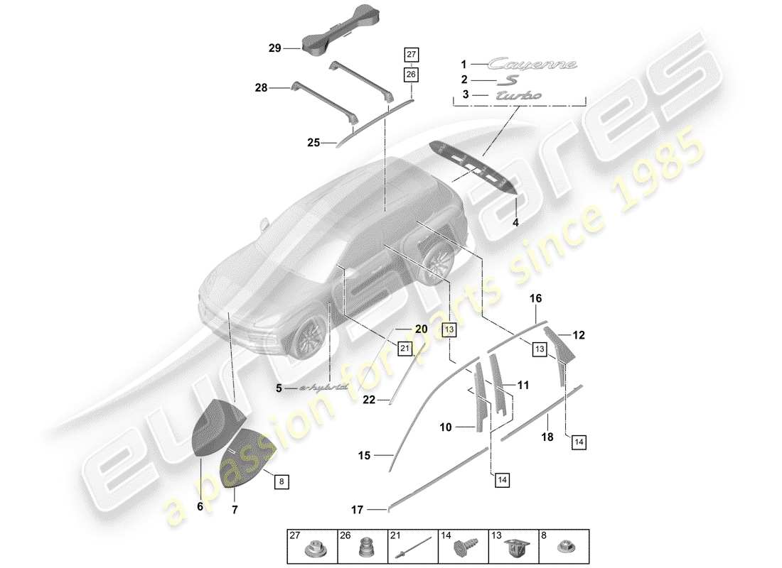 part diagram containing part number 9y0845454