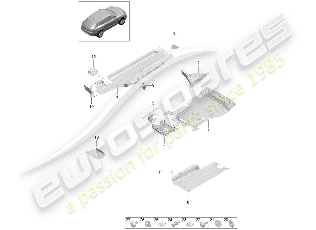 part diagram containing part number 95b825282b