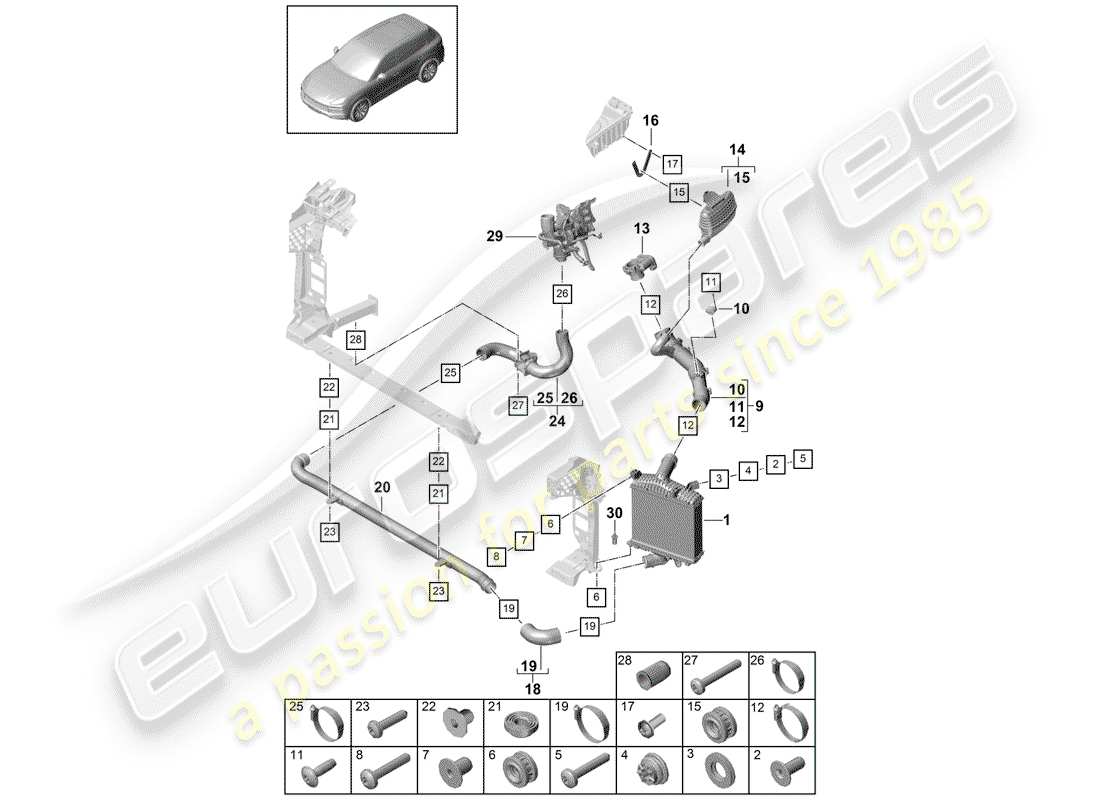 part diagram containing part number n10735801