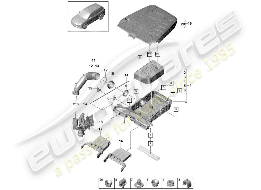 part diagram containing part number pab133849a