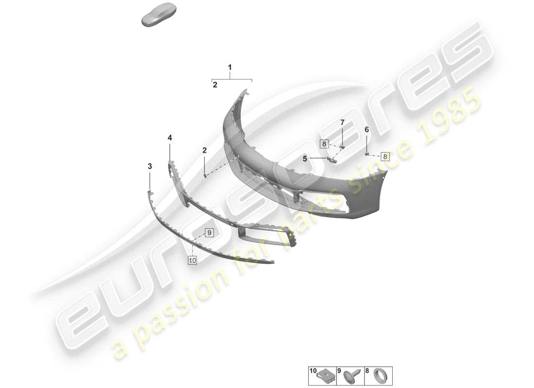 part diagram containing part number 992898010b