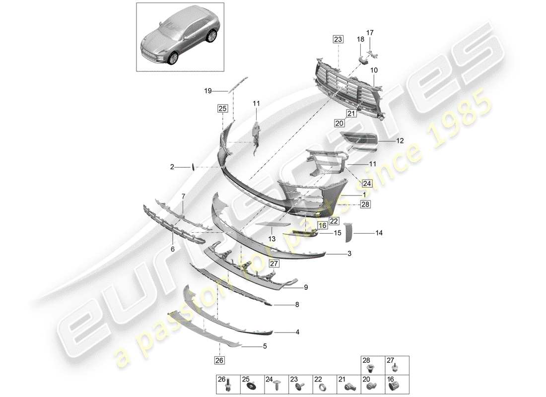 part diagram containing part number n 0385013