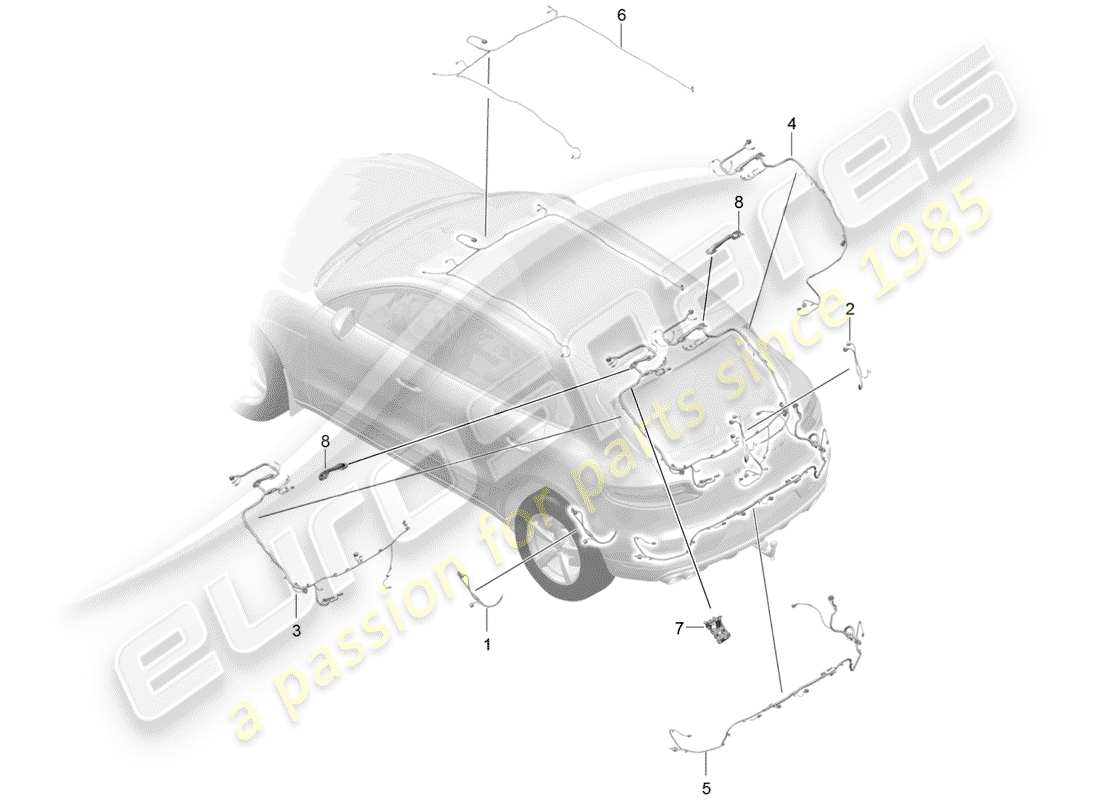 part diagram containing part number 95b971905