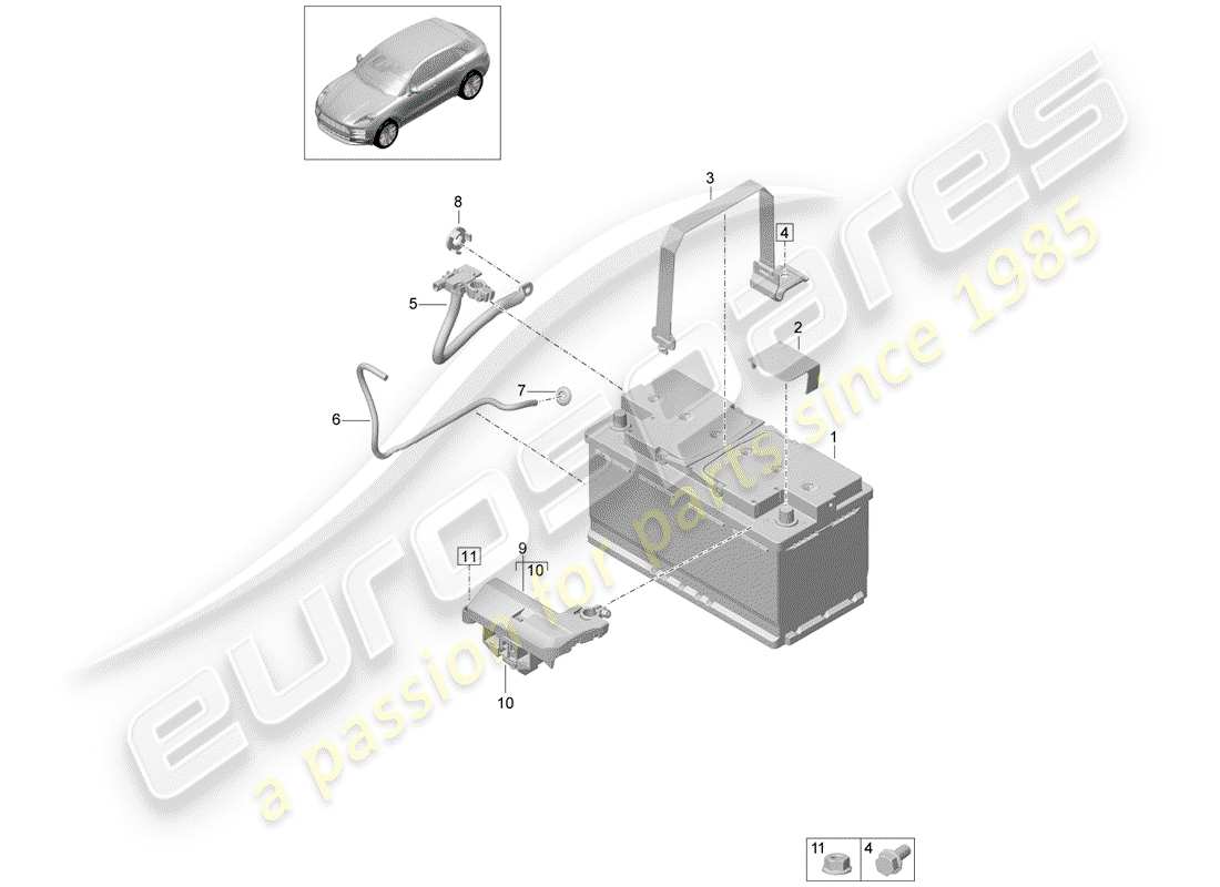 part diagram containing part number 95861110521