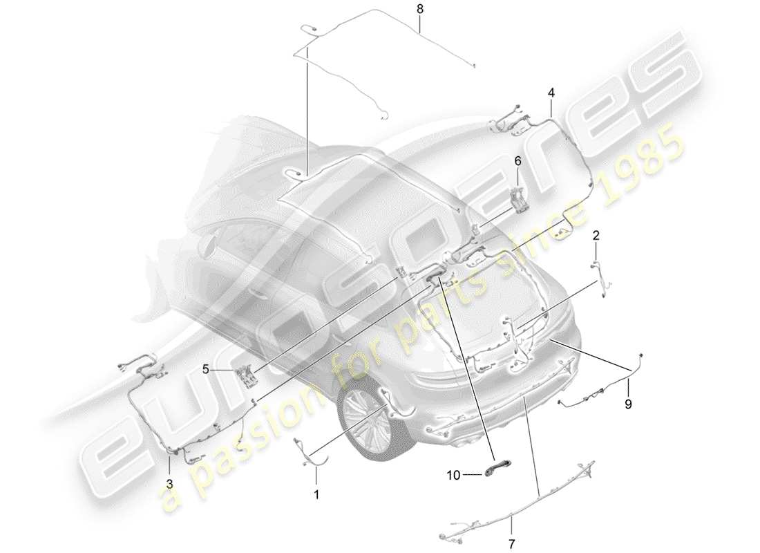 part diagram containing part number 95b971104as