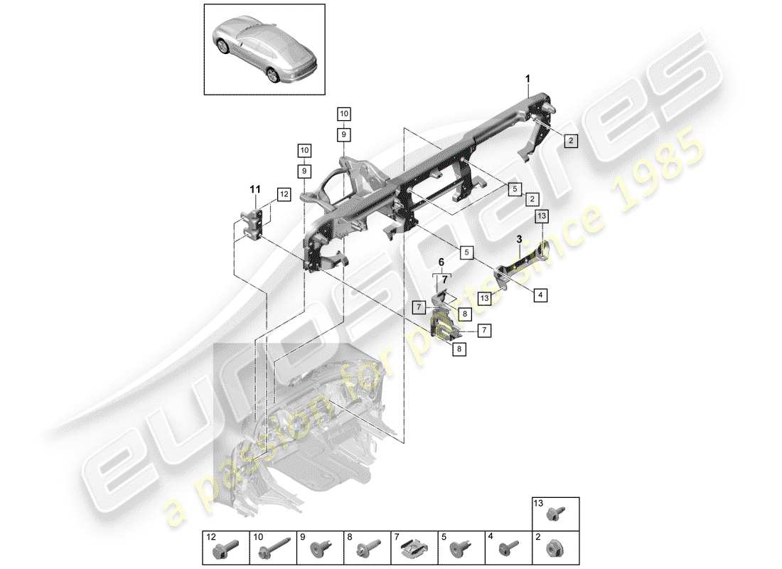 part diagram containing part number 971857779