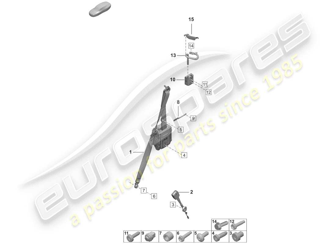 part diagram containing part number 992857755b