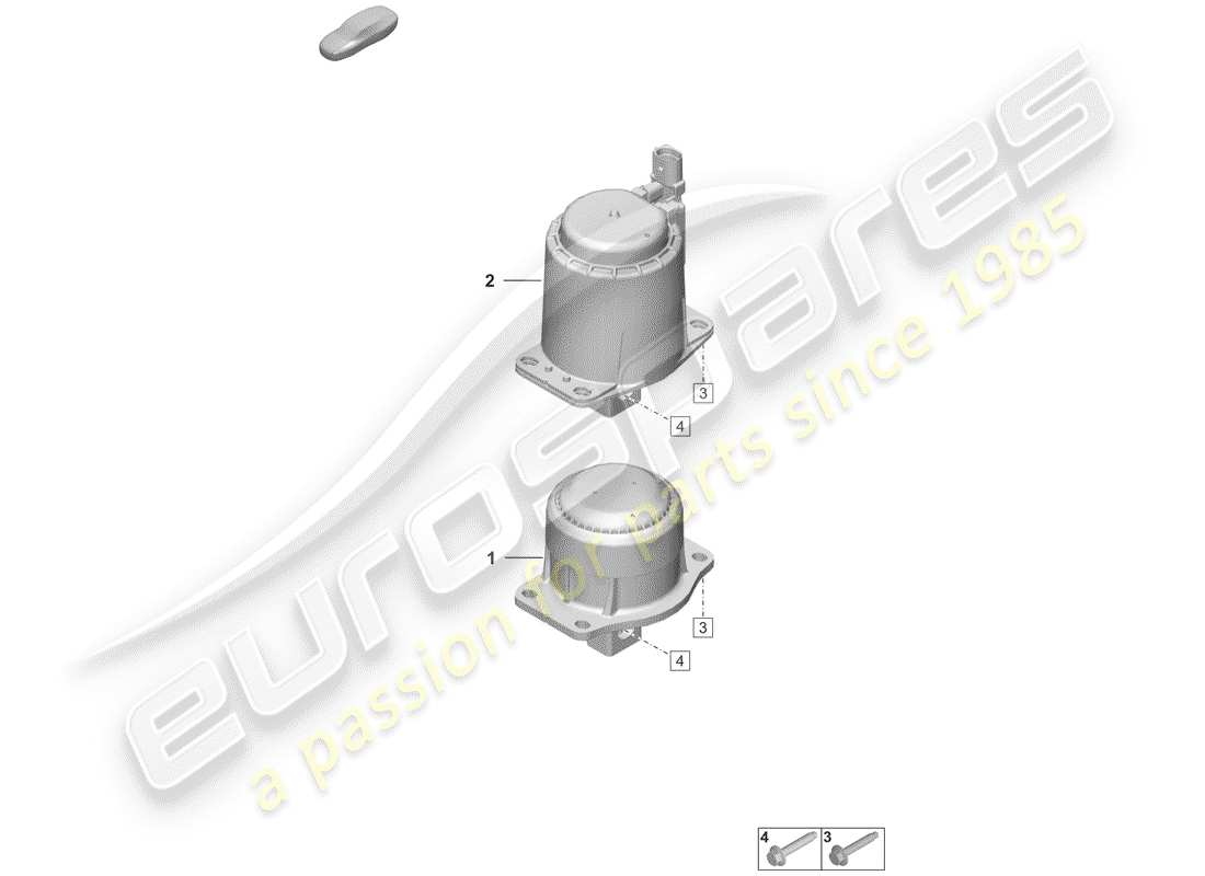 part diagram containing part number paf107838