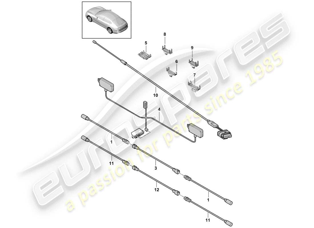 part diagram containing part number pab907414