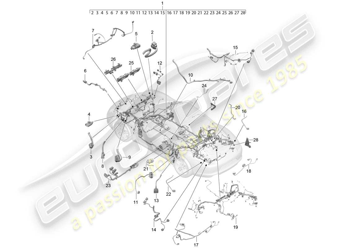 part diagram containing part number 99161293803