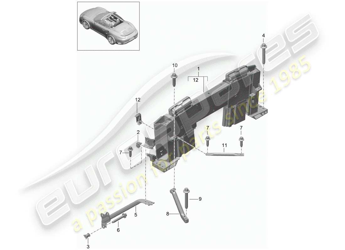 part diagram containing part number 99158001105