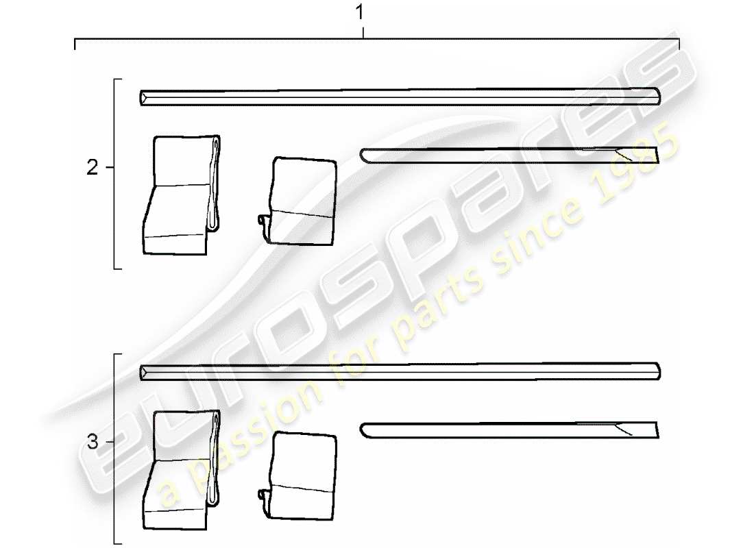 a part diagram from the porsche tequipment cayenne (2020) parts catalogue