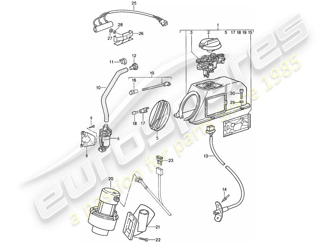 part diagram containing part number 91142459105