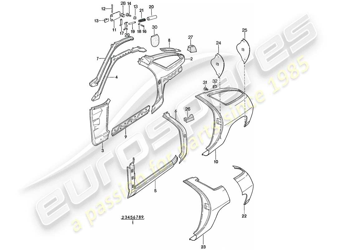 part diagram containing part number 92850434102