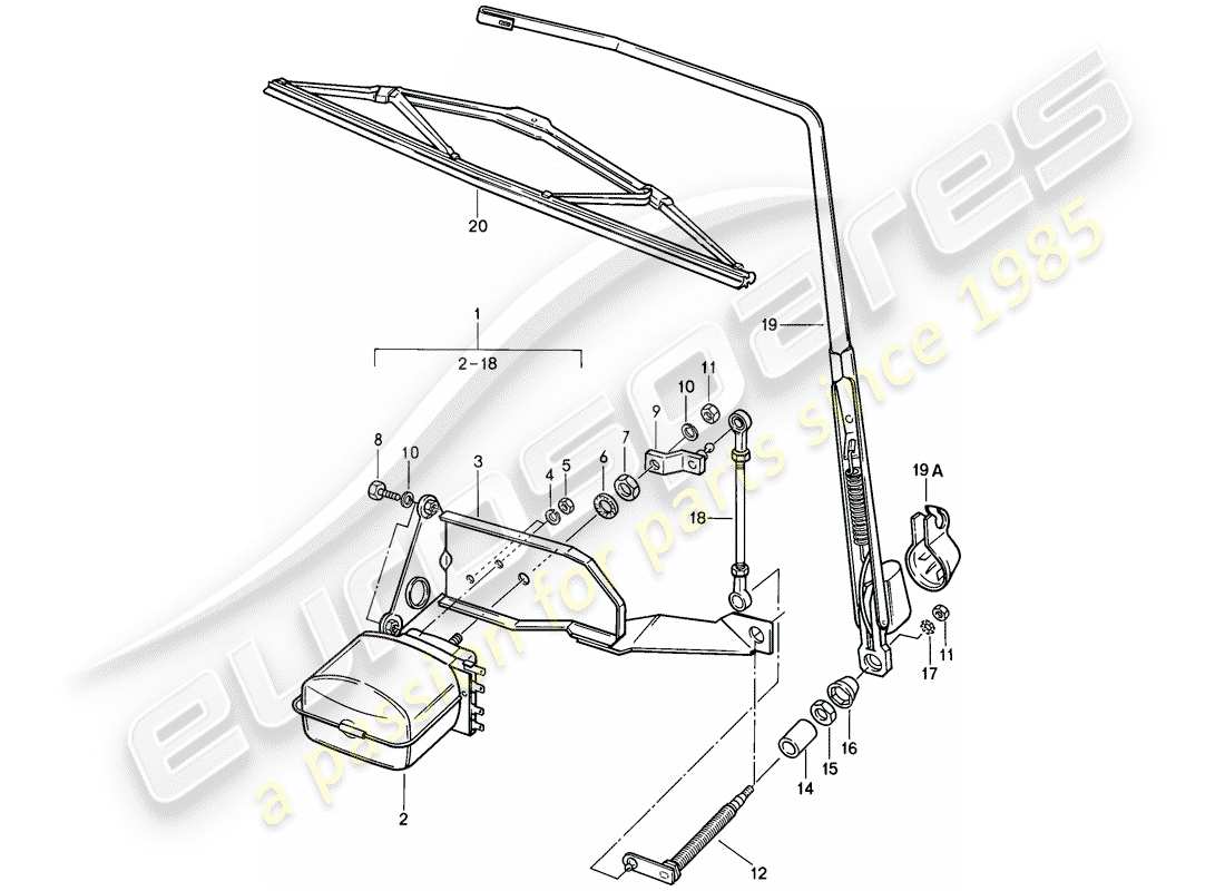 part diagram containing part number 91162803701