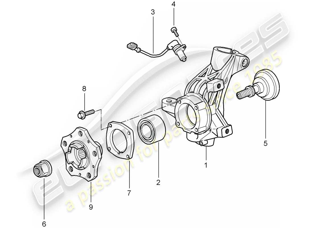 part diagram containing part number 99734160702