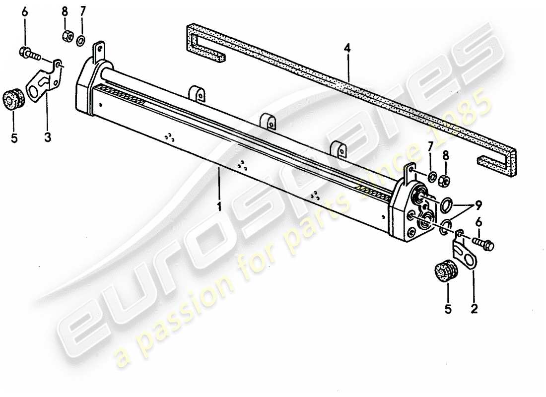 a part diagram from the porsche 928 (1994) parts catalogue