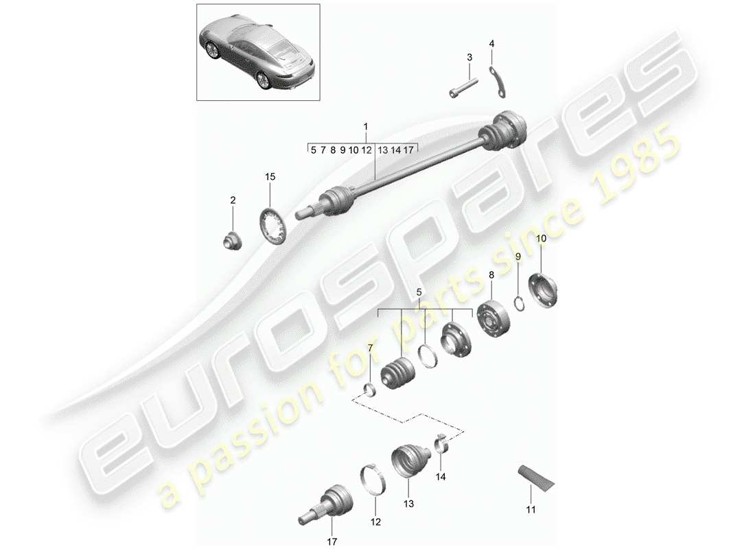 part diagram containing part number 99134926900