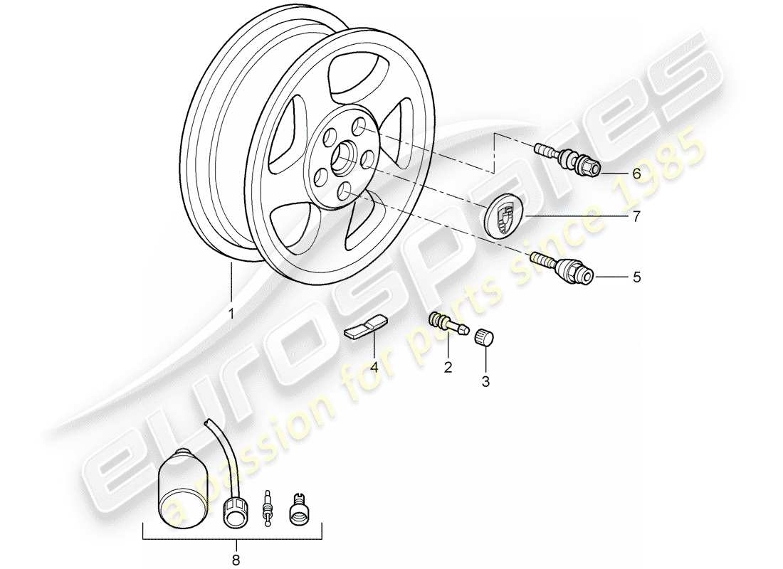 part diagram containing part number 99736316202