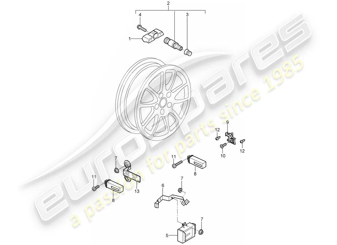 part diagram containing part number 99761820301