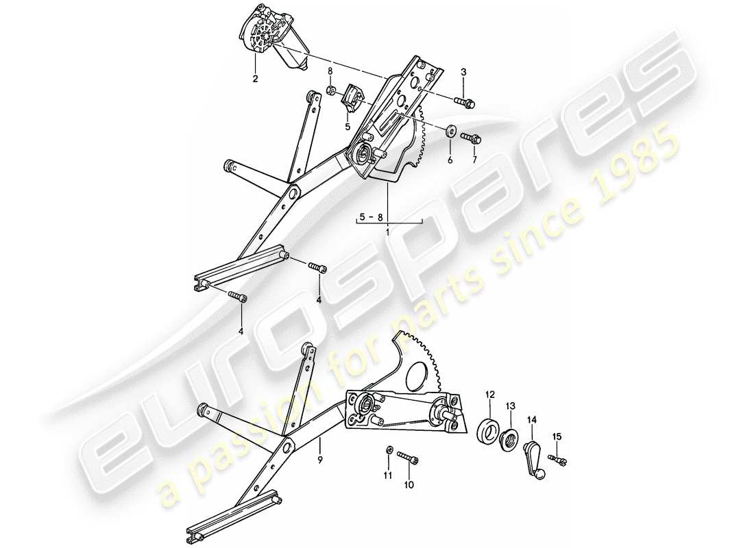 part diagram containing part number 91154293646