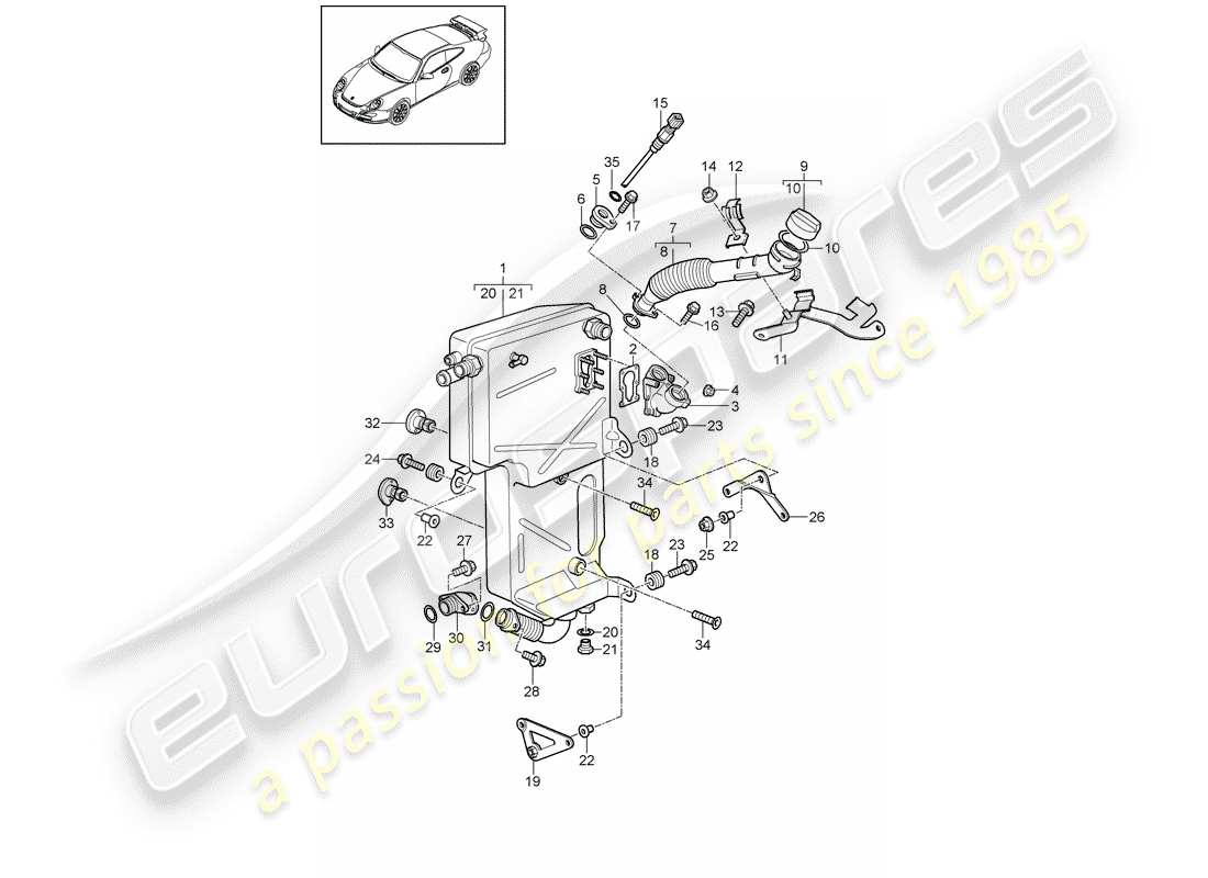 part diagram containing part number 99970748140