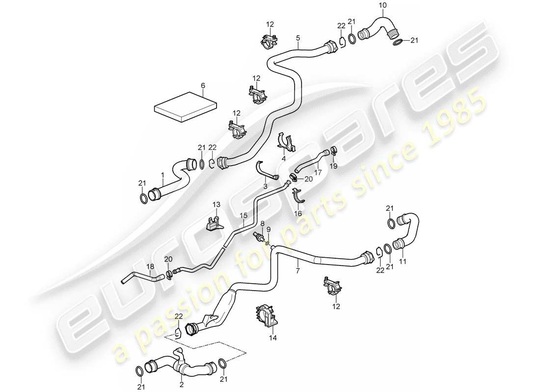 part diagram containing part number 99710625100